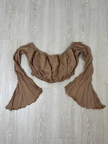 Womens top brown - top, small