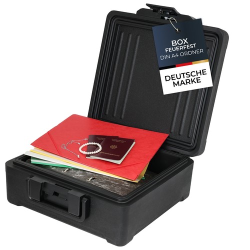 Hmf dokumentenbox feuerfest - dokumentenbox,