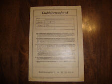 Opel Olympia Rekord 1967 KFZ Brief Kraftfahrzeugbrief + Tüv Bericht