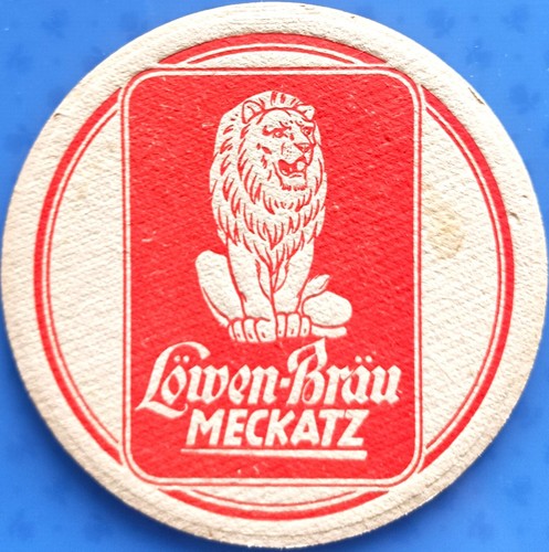 Alter bierdeckel löwen bräu - bierdeckel, löwen-bräu