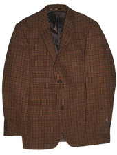 " HARRIS TWEED " Herren- SAKKO / JACKET " WALBUSCH " in braun-gemustert Gr. 50