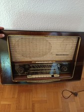 Altes Radio mit Holzgehäuse Deko Vintage, Länge 64,5cm, Höhe 43cm, Breite 27,5