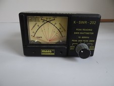 vintage Maas K-SWR-202 Peak Reading SWR/Wattmeter High Power System
