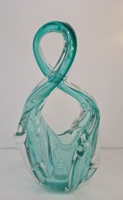 Glas Vase / Skulptur