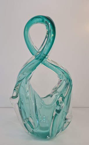 Glas vase skulptur - vase,