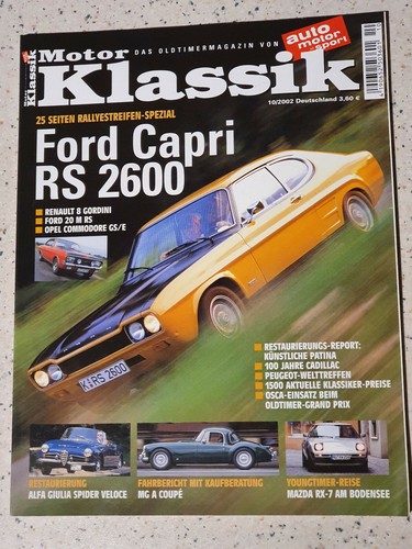Motor klassik 2002 ford - klassik, 10/2002