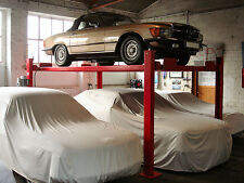 ERMAC S4 Säulen Hebebühne, Wir liefern Hebebühnen auch im aufgebauten Zustand an