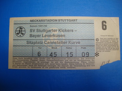 Ticket stuttgarter - ,