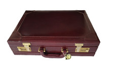 Aktenkoffer Vintage Rot