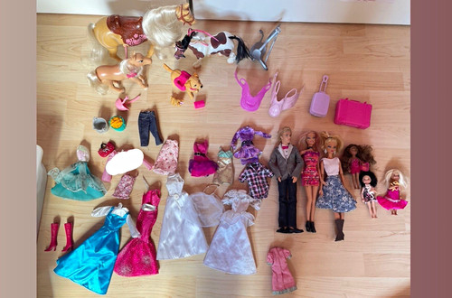 Puppen spielset lot - lot:,