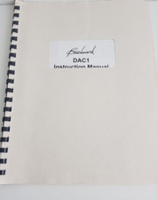 Original Benchmark DAC1 Bedienungsanleitung/Manual - Englisch  -  BA000989