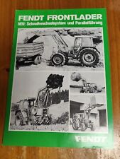 Fendt Frontlader Schnellwechselsystem Traktor tractor Brochure prospekt 33