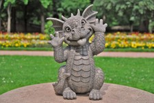 Gartenfigur Gartendrache -
