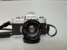Minolta SRT 101 Spiegelreflexkamera Objektiv MC-Rokkor PF 1,7/50 mm SLR lens