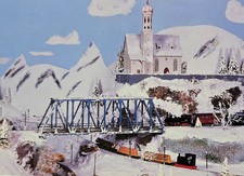 Modelleisenbahn Schmalspur-Lokomotive Winter