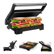 Sandwichtoaster Kontaktgrill Tischgrill Panini Maker 1000W Paninigrill