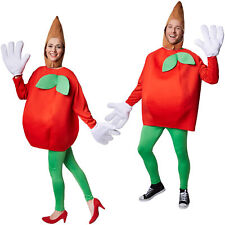 Kostüm Apfel Unisex Halloween Karneval Fasching Damen Herren Obst Gemüse Frucht