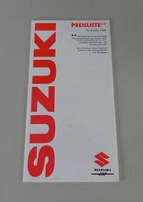 Preisliste / Prospekt Suzuki Vitara + Cabrio, Samurai + Cabrio, Swift + GTi....