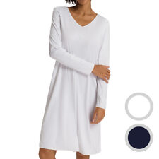 HANRO - Cotton Silk - Damen - Nachthemd - Nachtwäsche - 100% Baumwolle - Atmungs