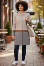 Damen Mantel Gr. 38 Farb-Mix