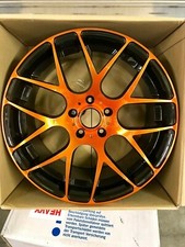 4st. RH Alufelge NBU Race color 9,5Jx19 Alu Felge Rad Auto Orange Tuning Reifen