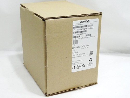 Siemens micromaster 420 5kw - micromaster, 1.5kw