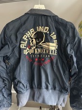 alpha industries bomberjacke Größe L dunkelblau gebraucht