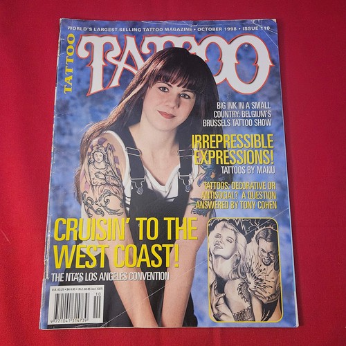 Tattoo magazine october 1998 - tattoo,