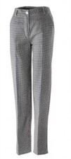 Damen Kochhose Service Bäckerhose Berufsbekleidung Farbe pepita Größe 32-56