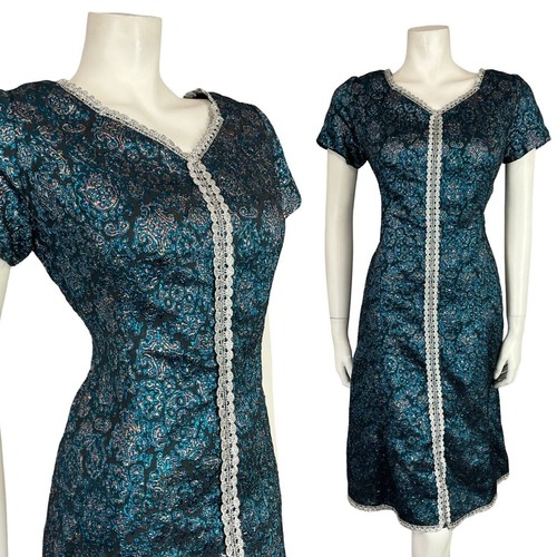 Vintage 60er blau schwarz - vintage,