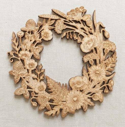 Holzkranz herbst 20cm - holzkranz,