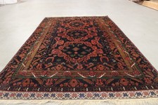 Antik handgeknüpfter Afghan Teppich 198 x 124 cm top zustand perfekt