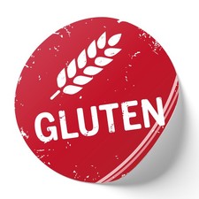 500er Set Aufkleber "Gluten"