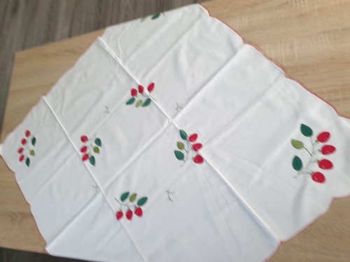 Tischdecke weiß mit - weiß,
