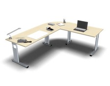 Schreibtischkombination GS7 Schreibtisch Winkelschreibtisch 240x200 Bürotisch 