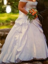 Brautkleid weiß Größe 42, Marke Eddy-K, gebraucht