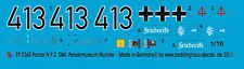 Peddinghaus-Decals 1/16 2360 Panzer IV F2 DAK Panzermuseum Munster