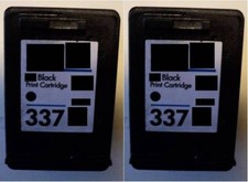 2x TINTE PATRONEN für HP 337