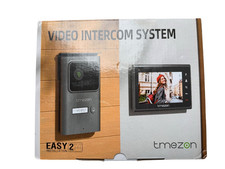TMEZON 2-Draht Video Türsprechanlage Gegensprechanlage mit Kamera 7 Zoll Monitor
