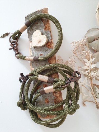 Tau hundeleinen halsband set - hundeleinen,