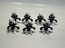 7 x Wütender Black  Schlumpf