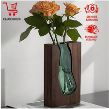 Moderne Glasvase rechteckig