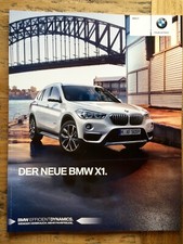 Prospekt Brochure BMW F48 X1 sDrive xDrive 18i 20i 25i 18d 20d 25d 2 2017