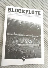 FANZINE ULTRAS FLYER BLOCKFLÖTE #208 MÖNCHENGLADBACH v EINTRACHT FRANKFURT 23/24