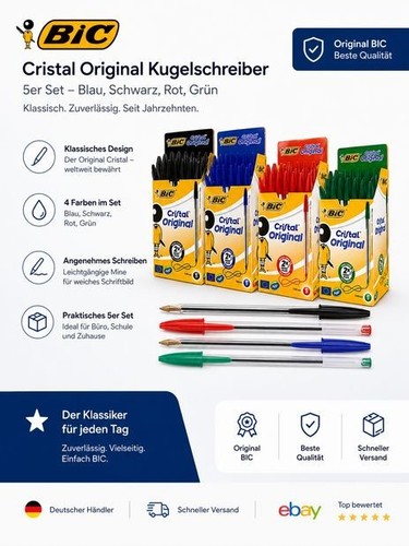 Bic kugelschreiber cristal - bic,