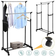 Doppel Kleiderständer auf