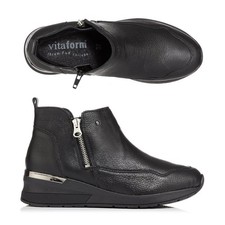 VITAFORM Damen-Stiefelette Hirschleder Shock Absorber Sohle Nina