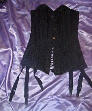 Vintage schweres 6 Straps Mieder Schnürkorsett Pin Up Corsage Gr. 50 neu (PU16)