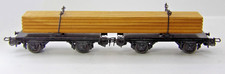 Märklin H0 361 G - Langholzwagen 2 Drehschemelwagen m.Ladung BK 5