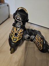 Fila Inliner Skater 38-41 verstellbar gelb schwarz sky racer